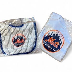 Mets Bib And Onesie Set New